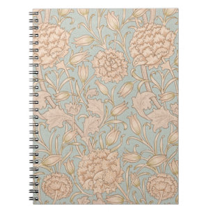 William Morris Wild Tulip Flower Floral Design Notebook