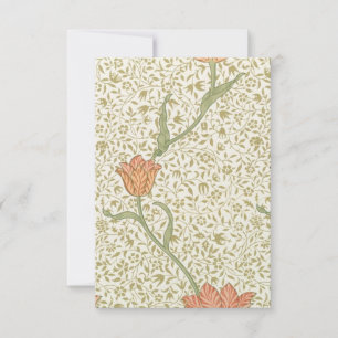William Morris Wild Tulip Print Card