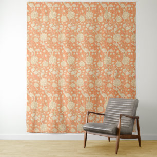 William Morris Wild Tulip Vintage Floral Pattern Tapestry