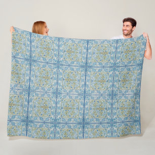 William Morris & Wilhelmina Style Prints Fleece Blanket