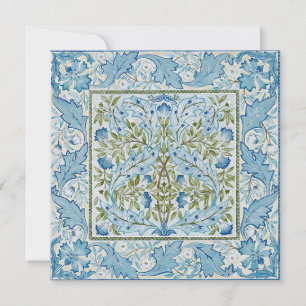 William Morris & Wilhelmina Style Prints Thank You Card