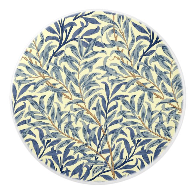 William Morris "Willow Bough" 4 Ceramic Knob (Front)