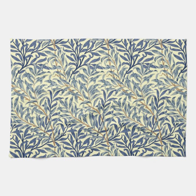 William Morris "Willow Bough" 4 Tea Towel (Horizontal)
