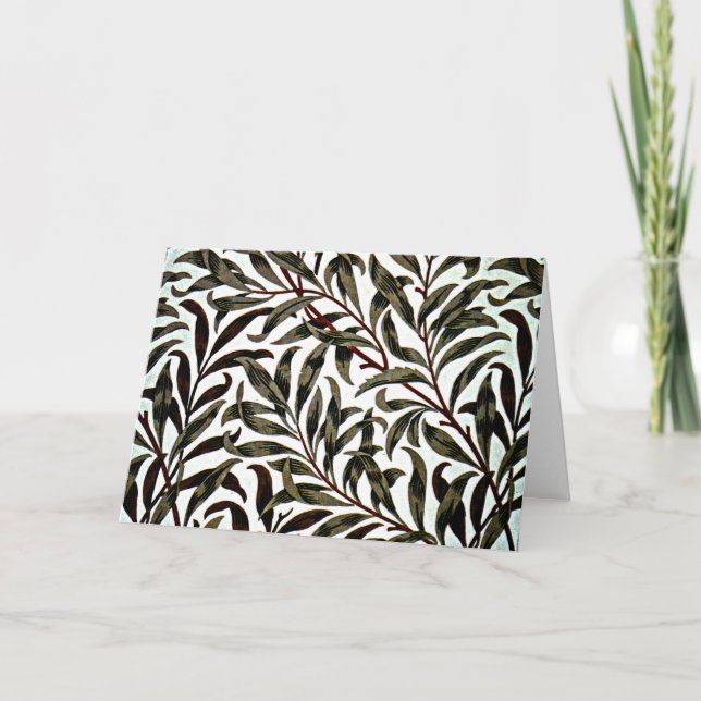 William Morris, Willow Bough Card (Front)