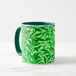William Morris Willow Bough, Emerald Green Mug