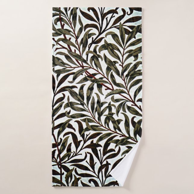 William Morris - Willow Bough, famous pattern, Bath Towel (Bath Towel)