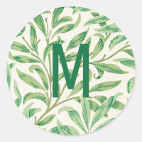 William Morris. Willow Bough. Greenery monogram