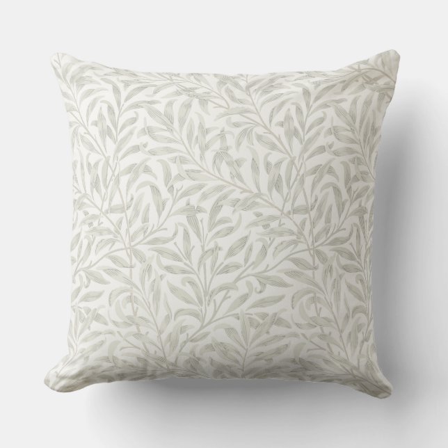 William Morris Willow Bough Light Green  Cushion (Front)