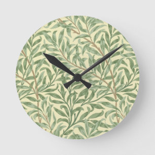 William Morris Willow Bough Round Clock