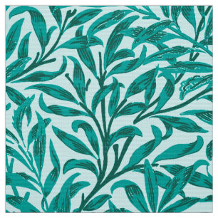 William Morris Willow Bough, Turquoise and Aqua Fabric