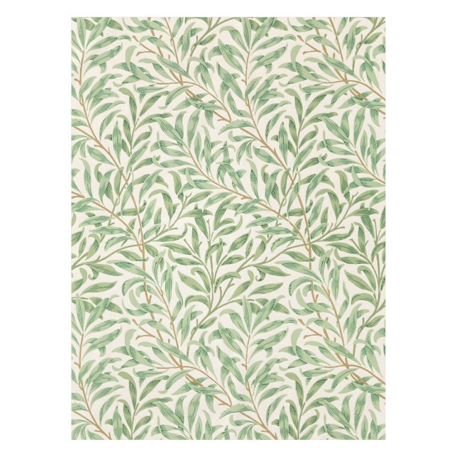 William Morris Willow Bough Vintage Botanical Tablecloth (Front)