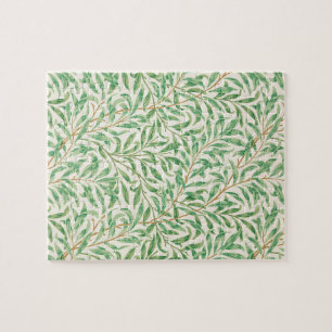 William Morris. Willow Bough. Vintage greenery Jigsaw Puzzle