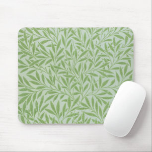 William Morris Willow Flower Classic Green Mouse Pad