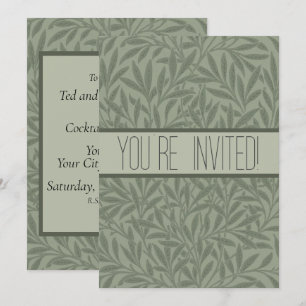 William Morris Willow Flower Classic Invitation
