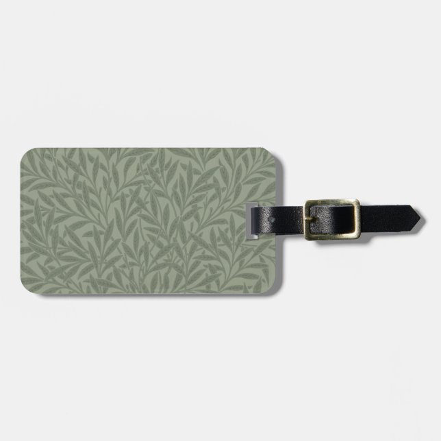 William Morris Willow Flower Classic Luggage Tag (Front Horizontal)