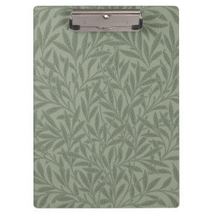 William Morris Willow Pattern Antique Sage Green Clipboard