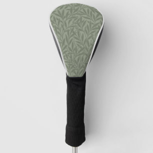 William Morris Willow Pattern Antique Sage Green Golf Head Cover