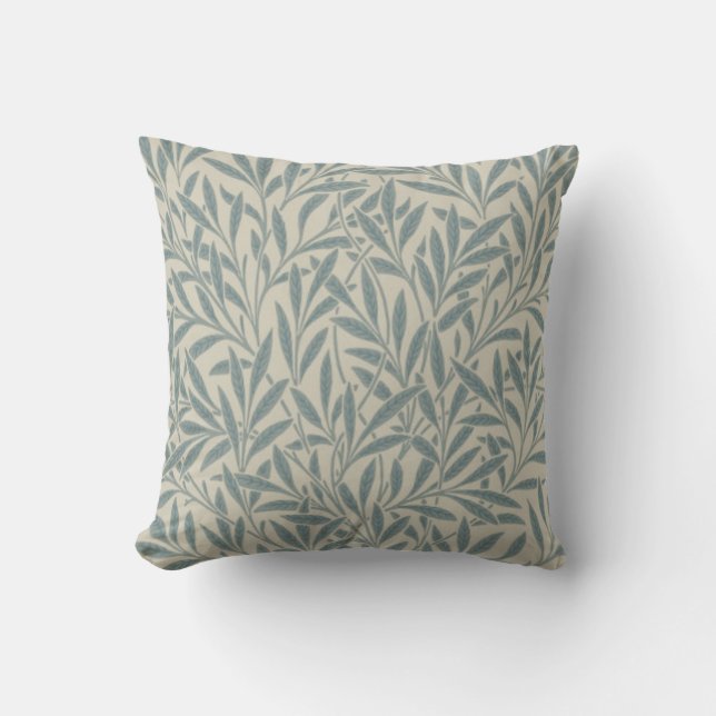 William Morris Willow Slate Cushion (Front)