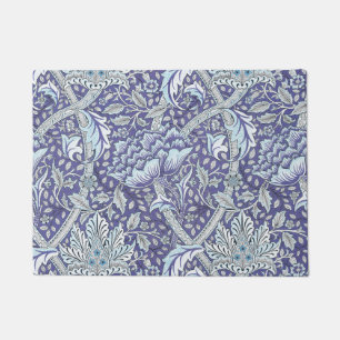 William Morris Windrush Blue Pattern Floral Doormat