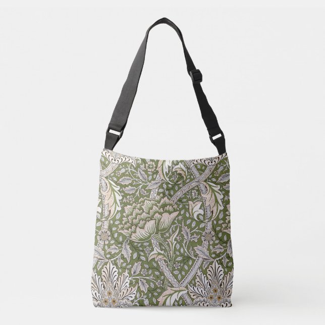 William Morris Windrush floral flowers classic Crossbody Bag (Front)