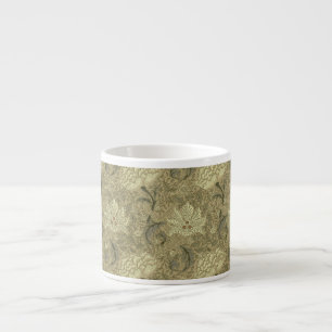 William Morris Windrush Floral Pattern: Vintage Espresso Cup
