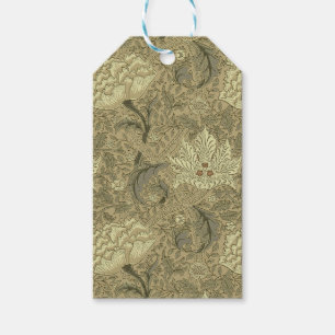 William Morris Windrush Floral Pattern: Vintage Gift Tags