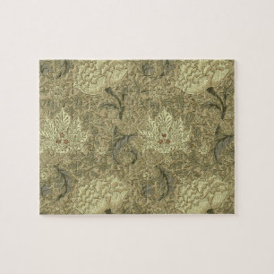 William Morris Windrush Floral Pattern: Vintage Jigsaw Puzzle