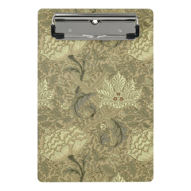William Morris Windrush Wallpaper Pattern Mini Clipboard (Front)