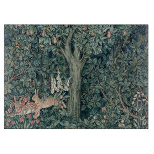 William Morris Woodland Tapestry Rabbits Cutting Board