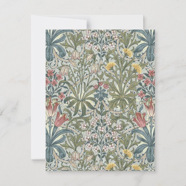 William Morris Woodland Weeds Card (Front)