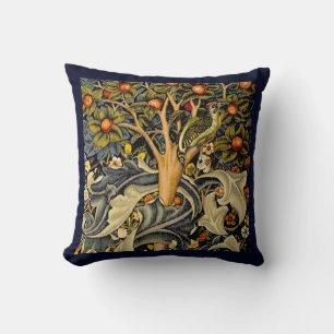 William Morris Woodpecker Tapestry Arts & Crafts  Cushion