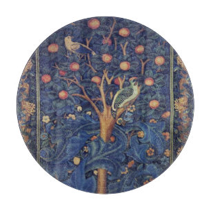 William Morris Woodpecker Tapestry Arts & Crafts  Cutting Board