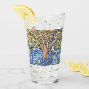 William Morris Woodpecker Tapestry Floral Vintage Glass