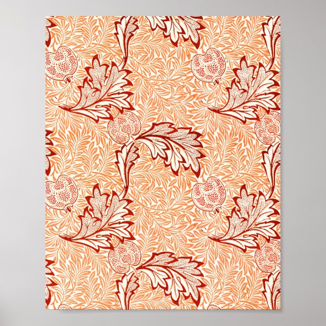 William Morris's Apple famous pattern Poster (Front)