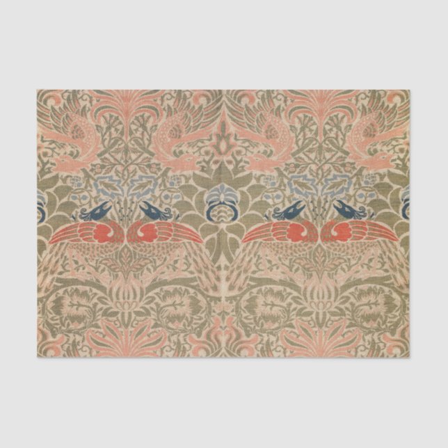 William morris's birds famous pattern  tissue paper (Front)