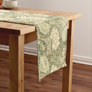 William Morris's Chrysanthemum pattern Short Table Runner