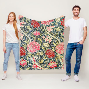 William Morris's Cray famous pattern Fleece Blanket