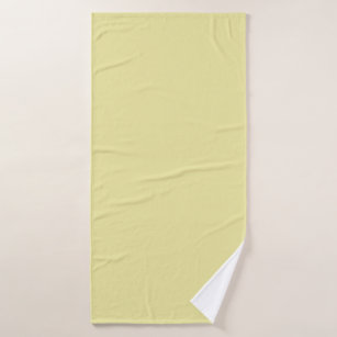 William Morris's Cray Solid Yellow Bath Towel