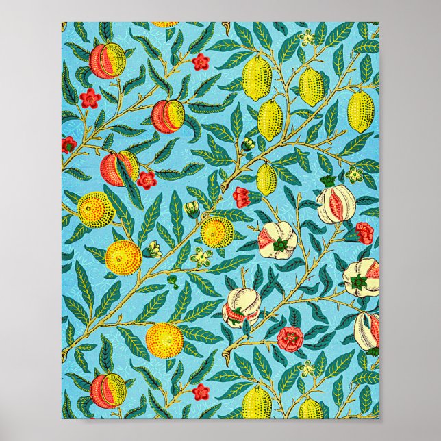 William Morris's Four fruits famous pattern Poster (Front)