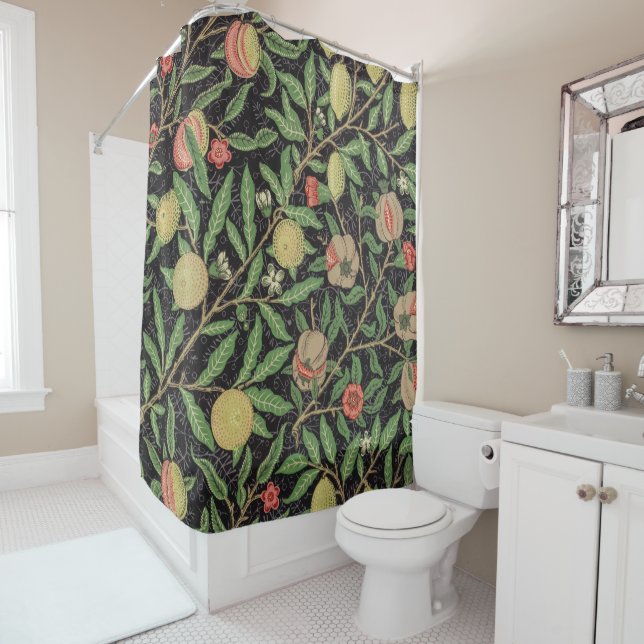 William Morris's Fruit pattern (1862)  Shower Curtain (In Situ)