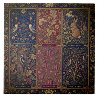  William Morris's Grand Patchwork Collage Tile
