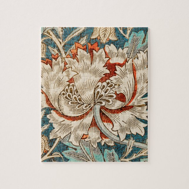William Morris's Honeysuckle (1876)   Jigsaw Puzzle (Vertical)