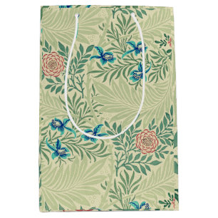 William Morris's Larkspur famous pattern Medium Gift Bag