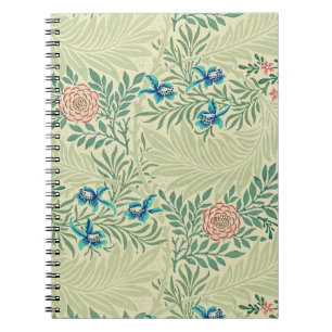 William Morris's Larkspur famous pattern Notebook