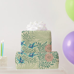 William Morris's Larkspur famous pattern  Wrapping Paper