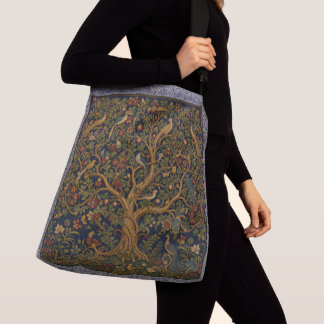 William Morris's "Tree of Life."  Crossbody Bag