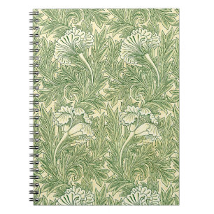 William Morris's Tulip famous pattern  Notebook