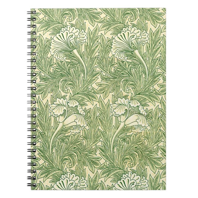 William Morris's Tulip famous pattern  Notebook (Front)