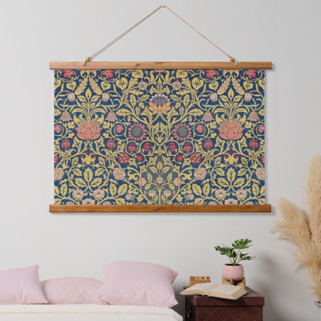 William Morris's Violet and Columbine famous Hanging Tapestry (Bedroom)