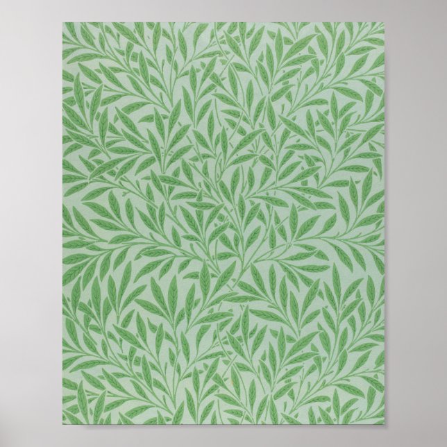 William Morris's Willow famous pattern. Poster (Front)